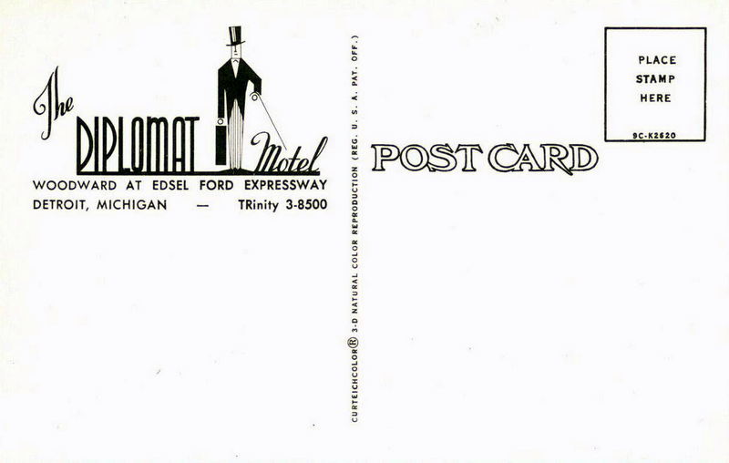 Diplomat Motel - Vintage Postcard (newer photo)